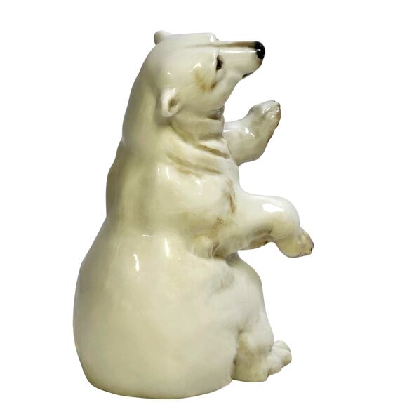 Hutschenreuther Bavaria Germany by Hans Achtziger Polar Bear Figurine-Exquisite - Picture 2 of 8
